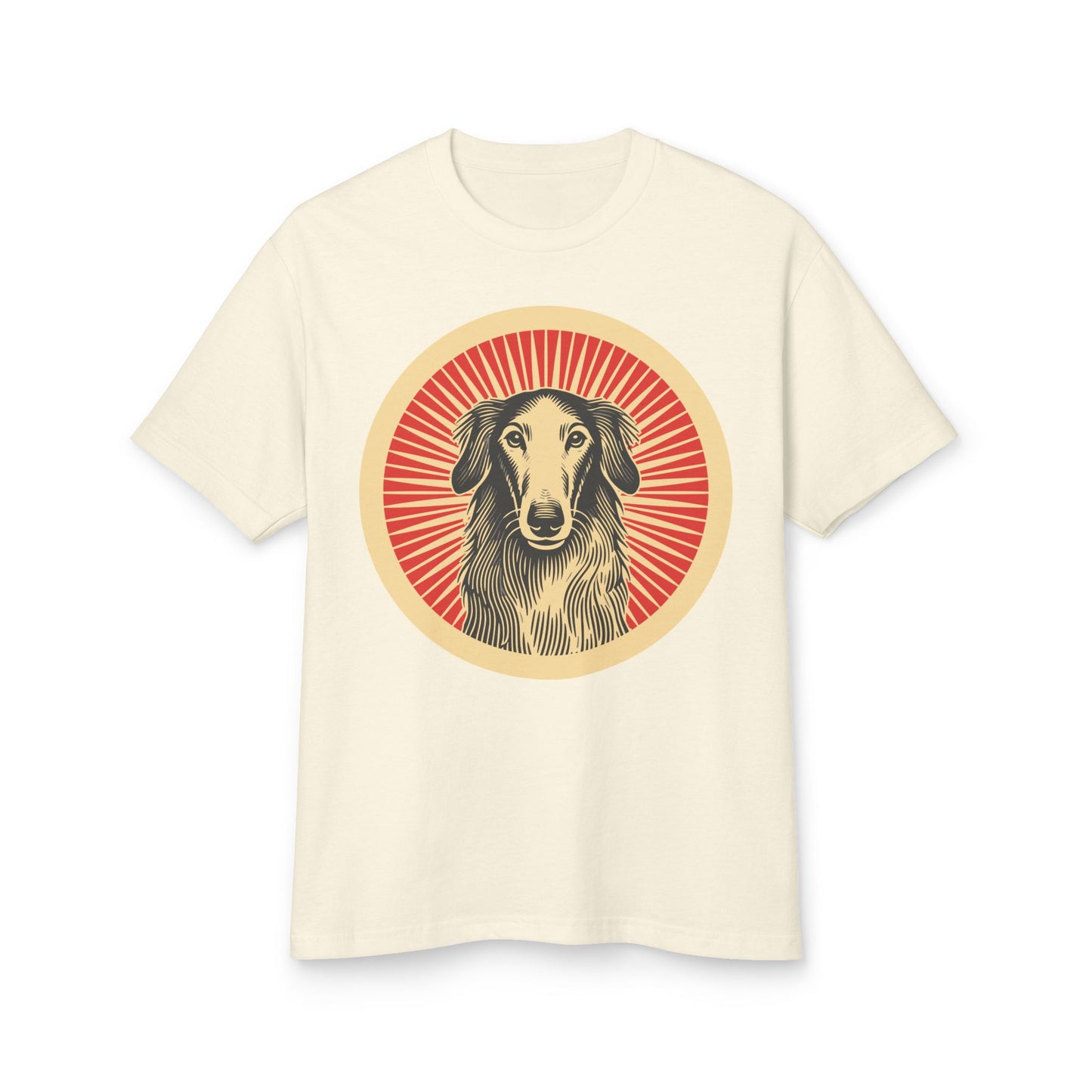 Borzoi Heavyweight Cotton T-Shirt for Adults