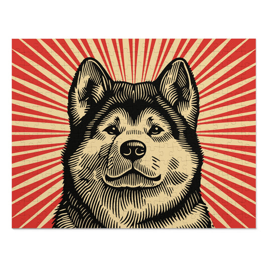 Akita Jigsaw Puzzle