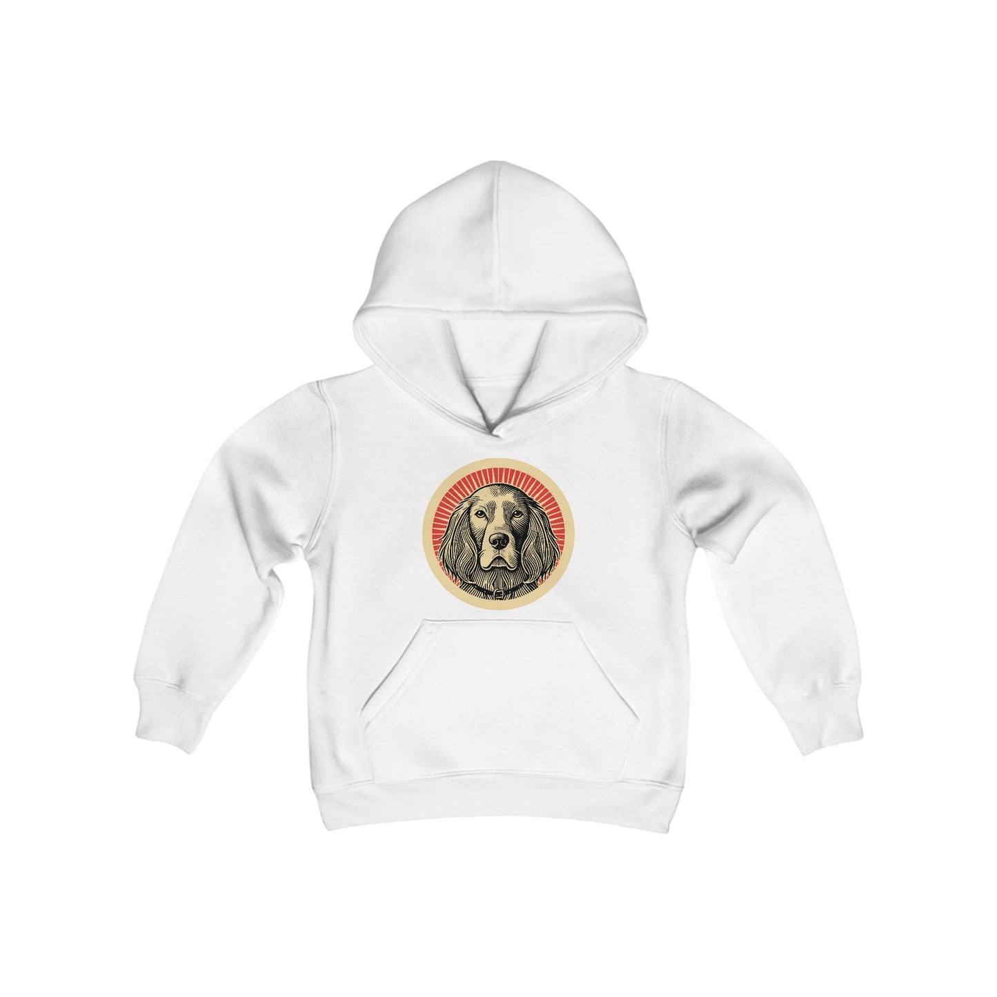 English Setter Heavy Hoodie for Kids
