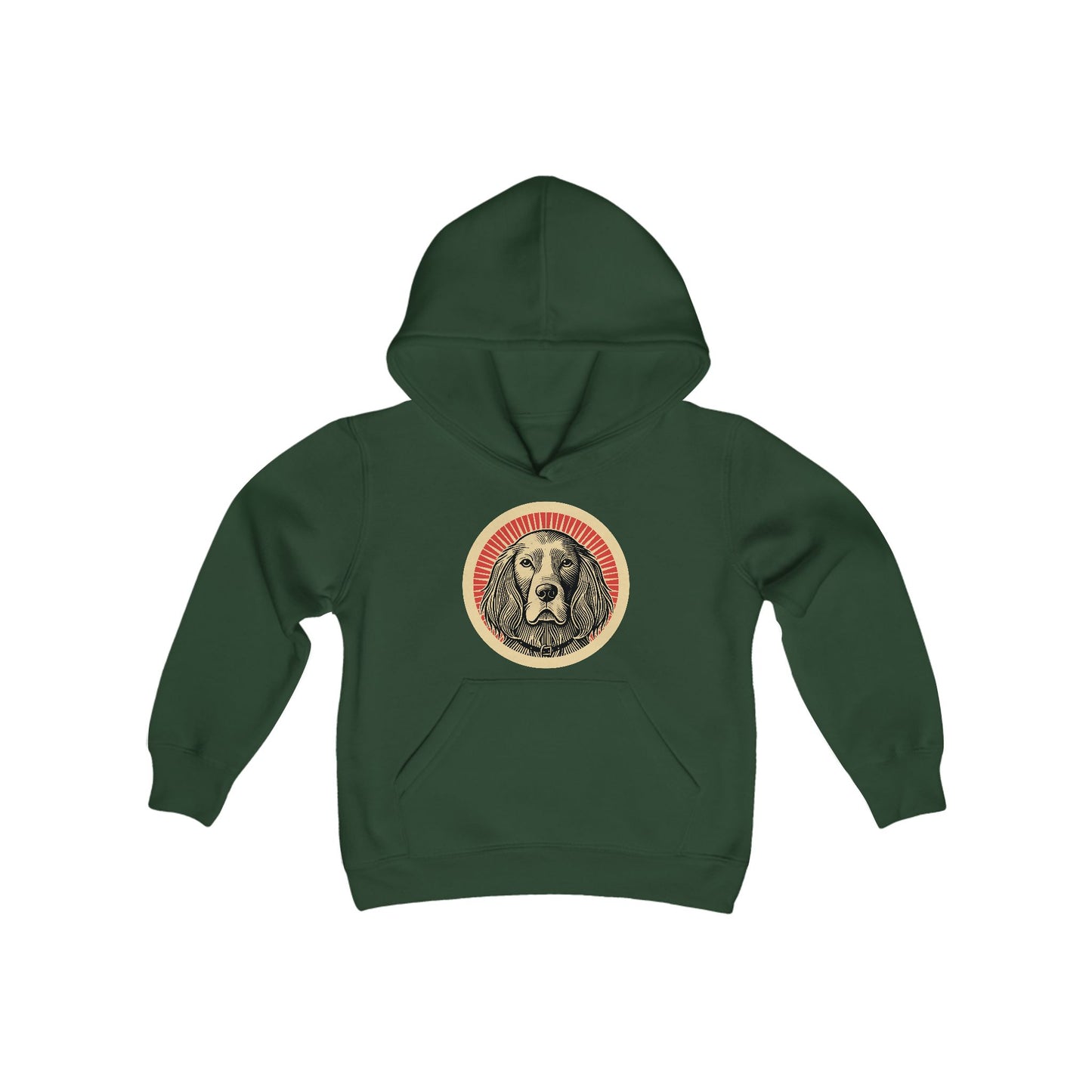 English Setter Heavy Hoodie for Kids