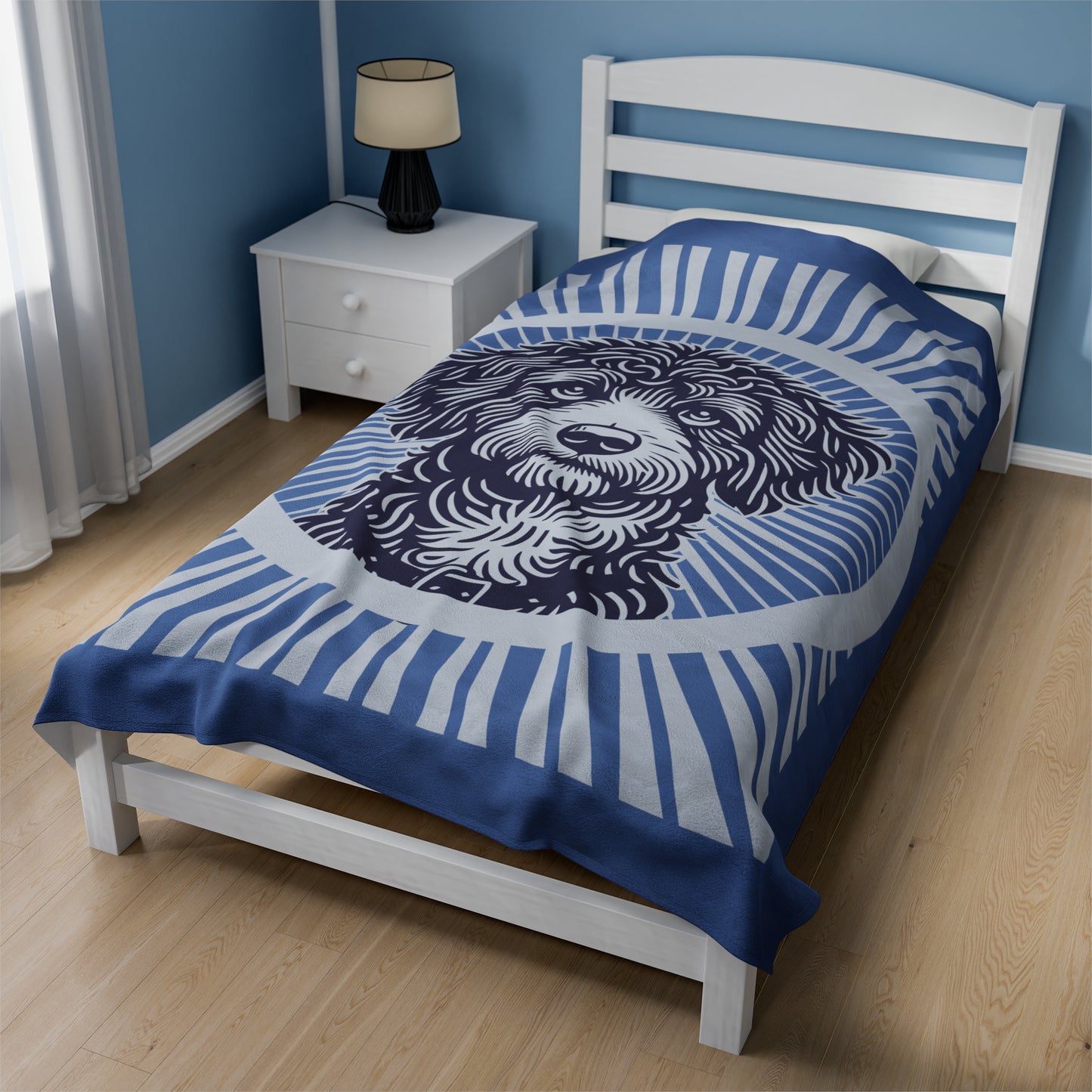 Bordoodle Blanket