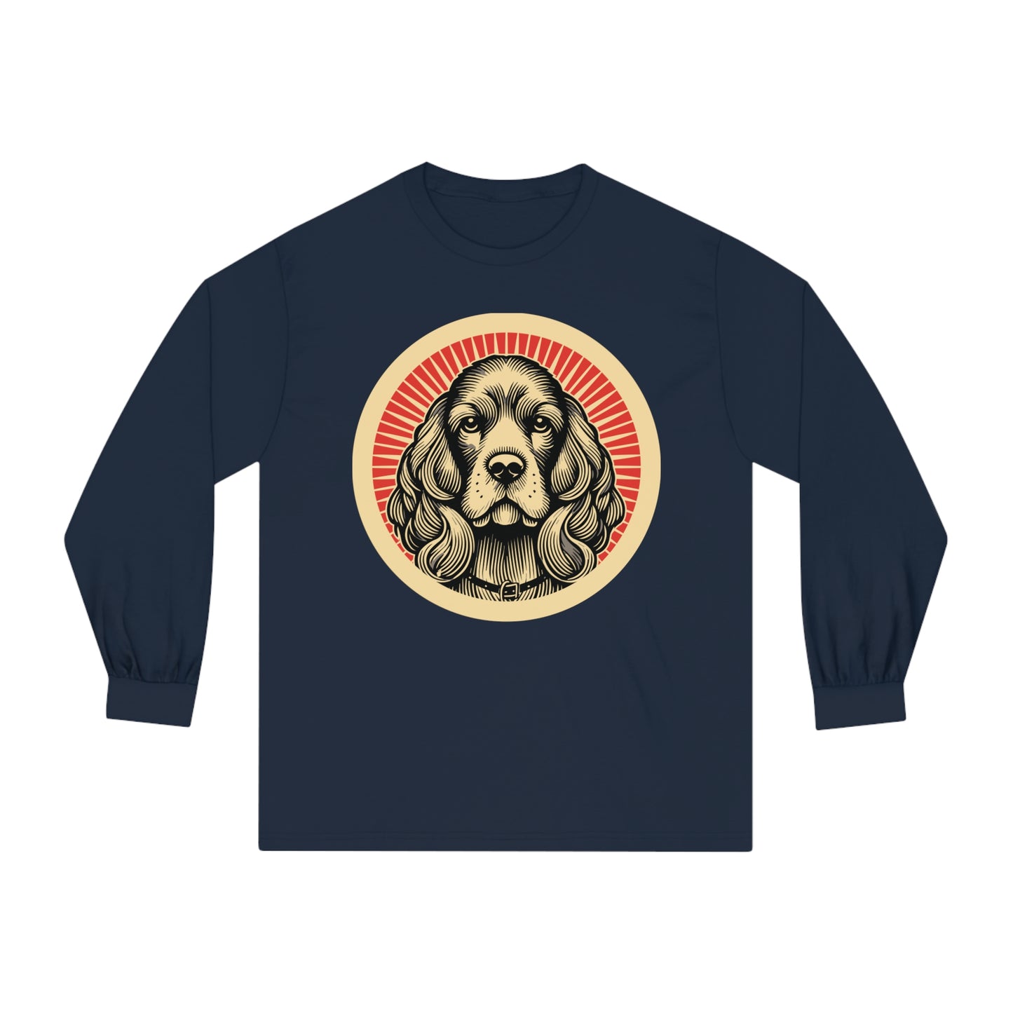 Cavalier King Charles Spaniel Long Sleeve Tee for Adults
