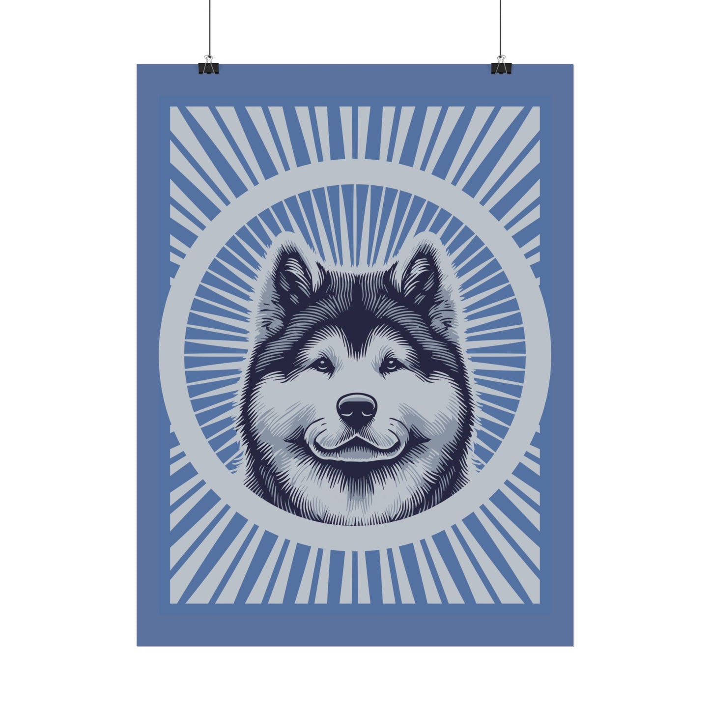 Akita Art Print