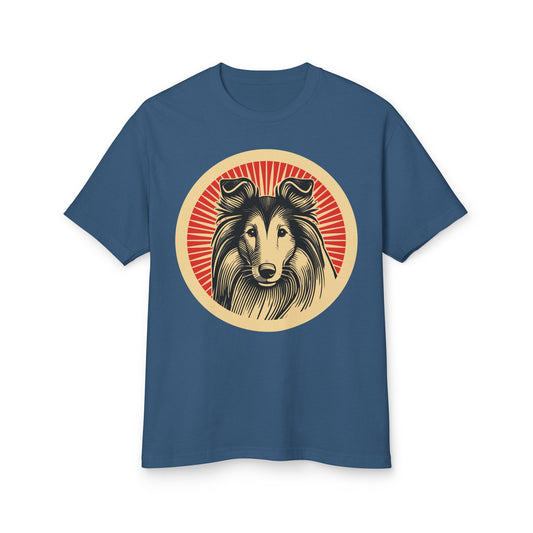 Collie Heavyweight Cotton T-Shirt for Adults