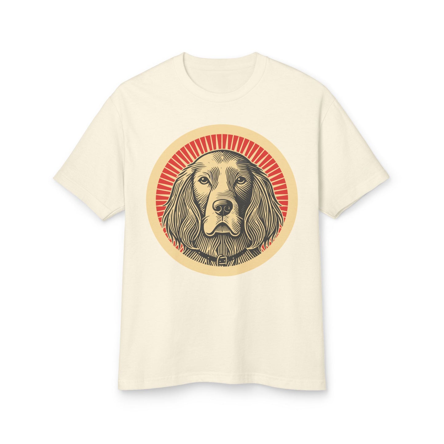 English Setter Heavyweight Cotton T-Shirt for Adults