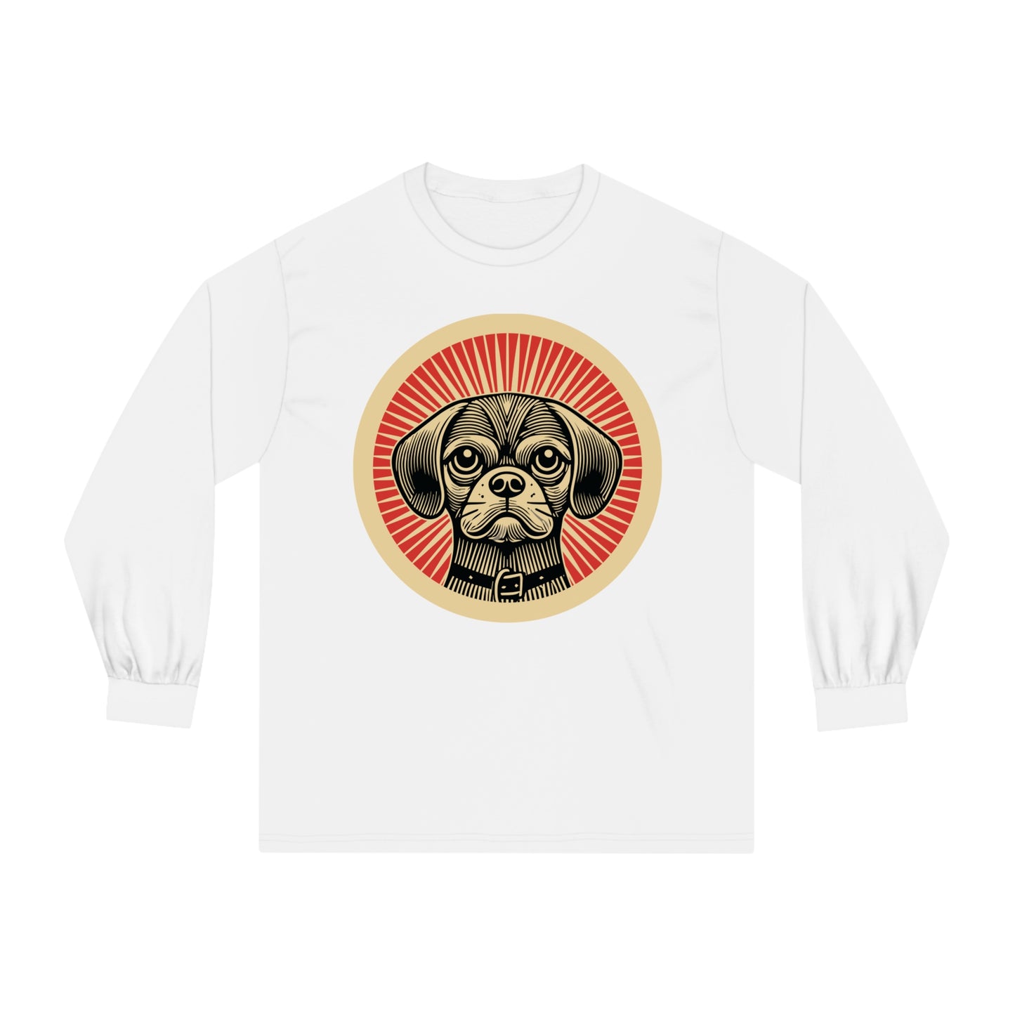 Puggle Long Sleeve Tee for Adults