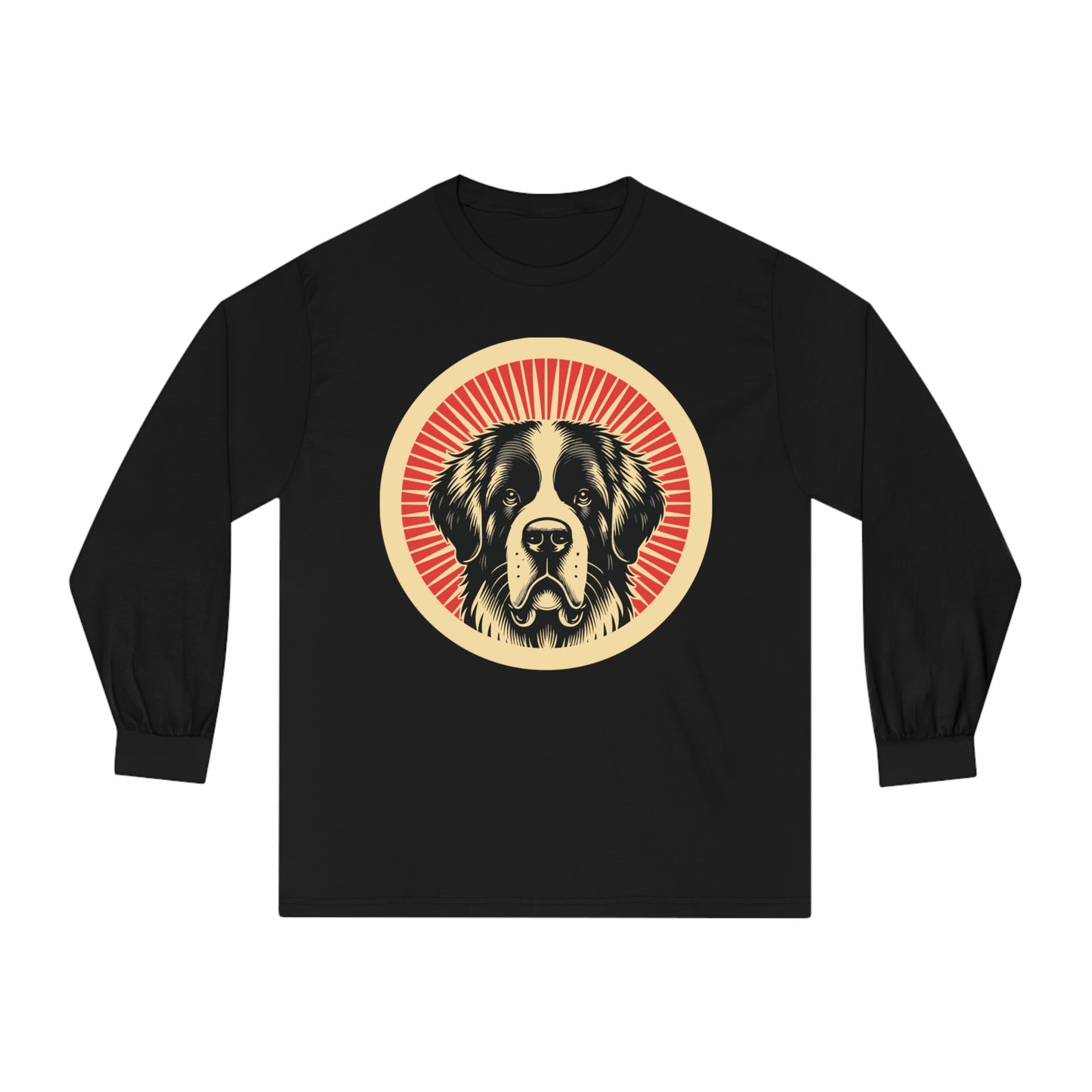Saint Bernard Long Sleeve Tee for Adults