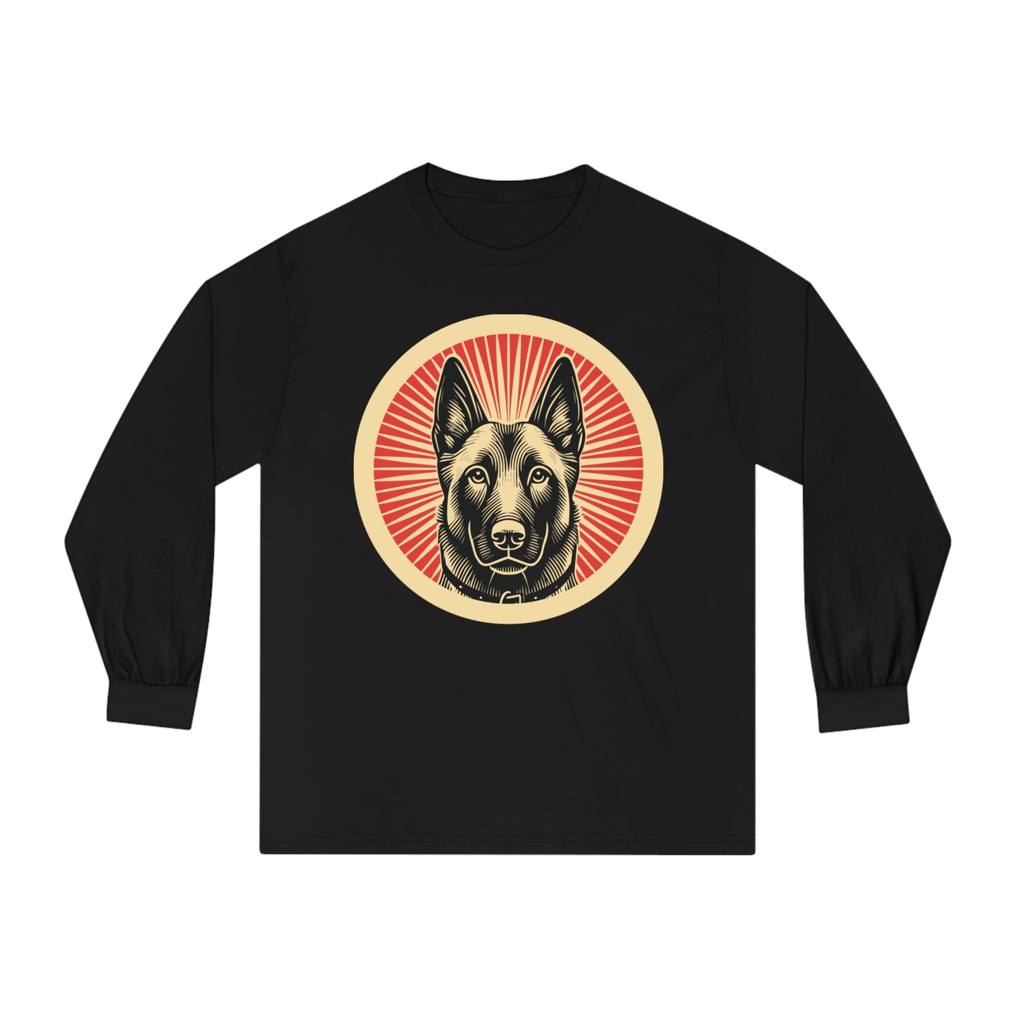 Belgian Malinois Long Sleeve Tee for Adults