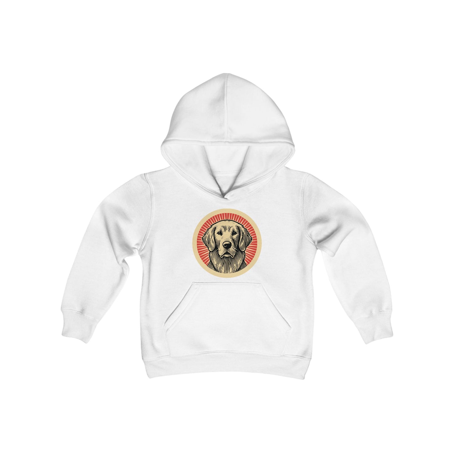 Golden Retriever Heavy Hoodie for Kids