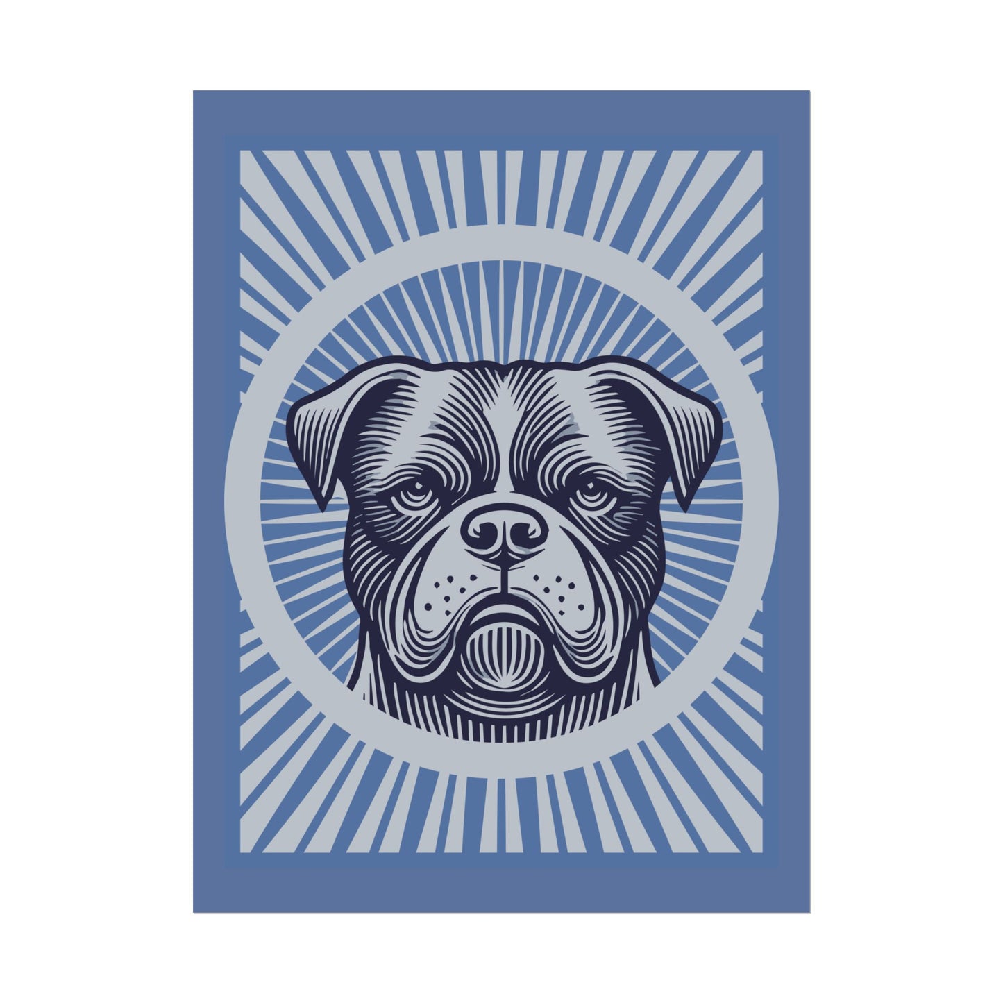 American Bulldog Art Print