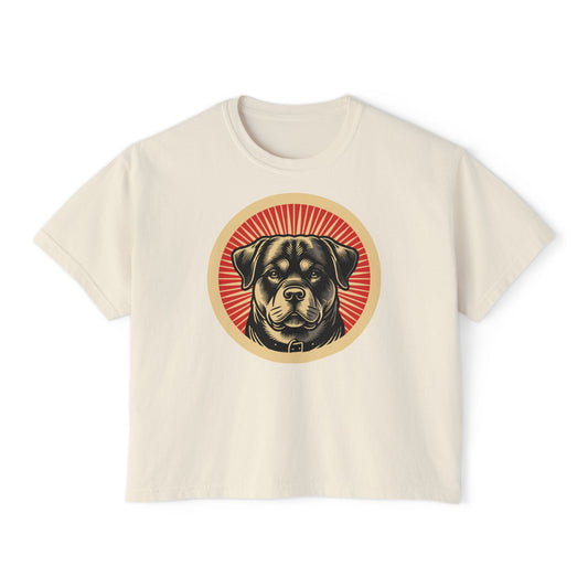 Rottweiler Boxy Tee for Women
