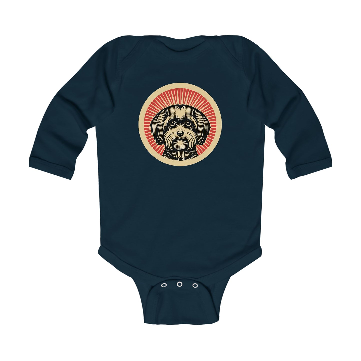 Havanese Long Sleeve Bodysuit for Infants