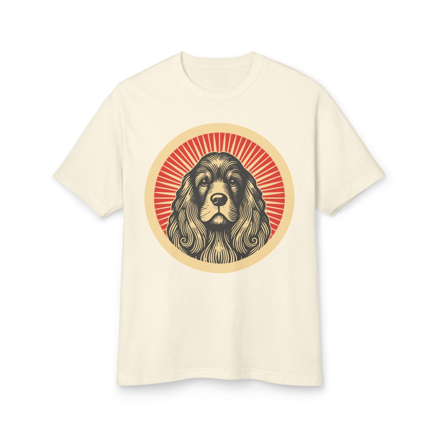 American Cocker Spaniel Heavyweight Cotton T-Shirt for Adults