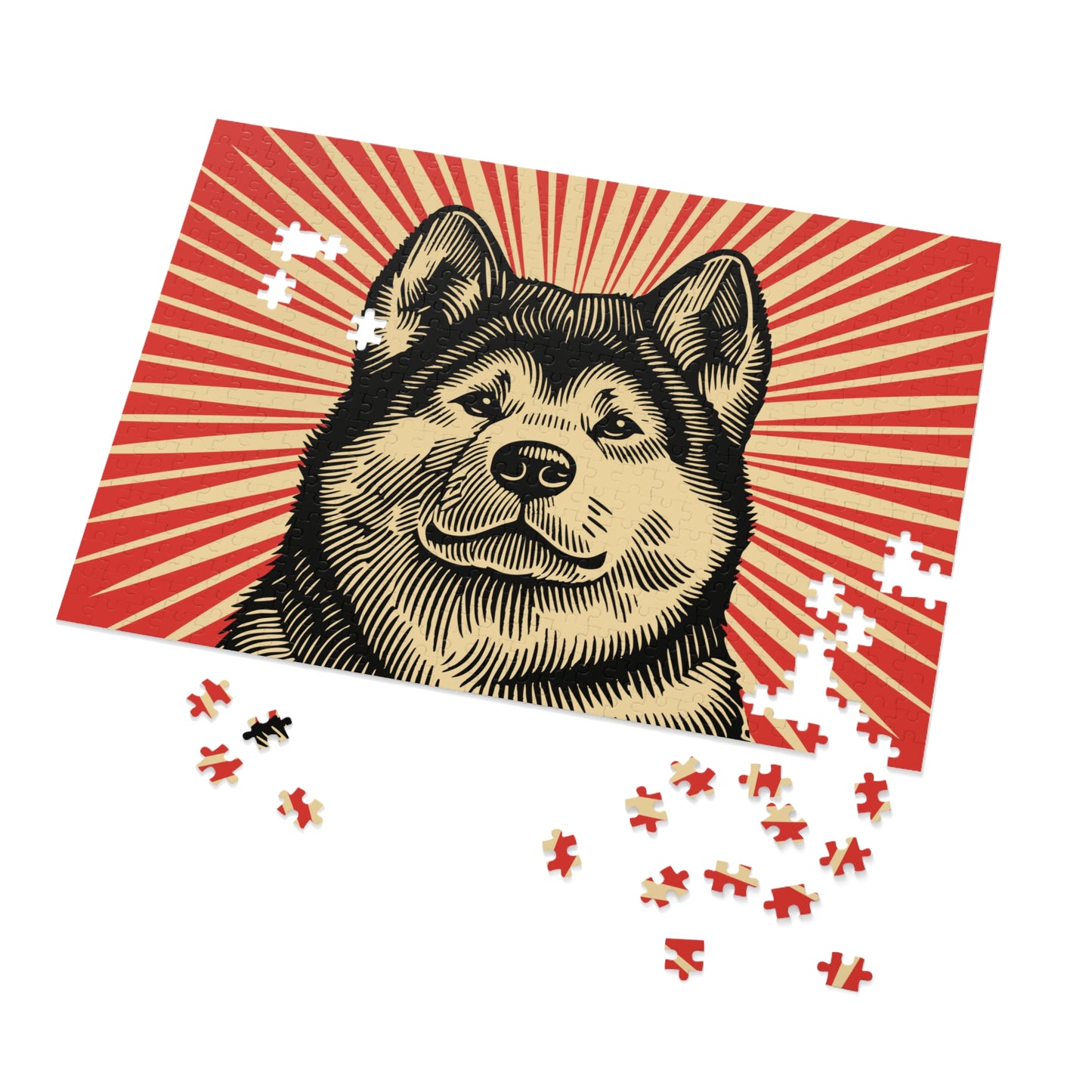Akita Jigsaw Puzzle