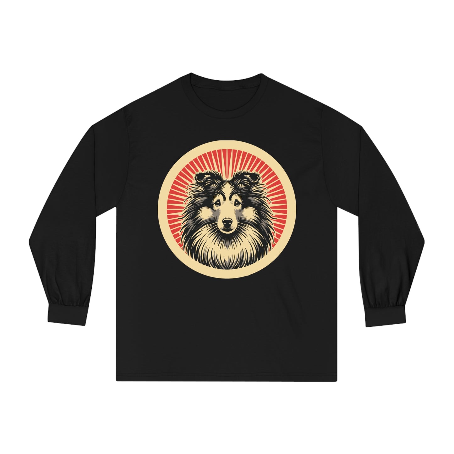 Shetland Sheepdog Long Sleeve Tee for Adults