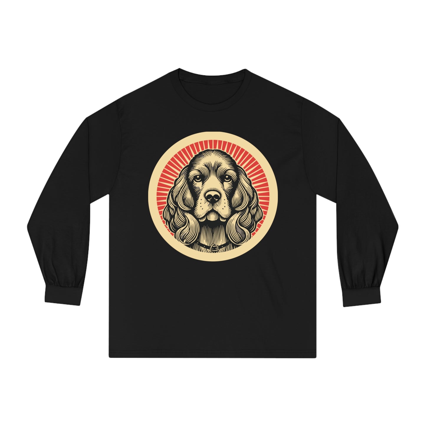 Cavalier King Charles Spaniel Long Sleeve Tee for Adults