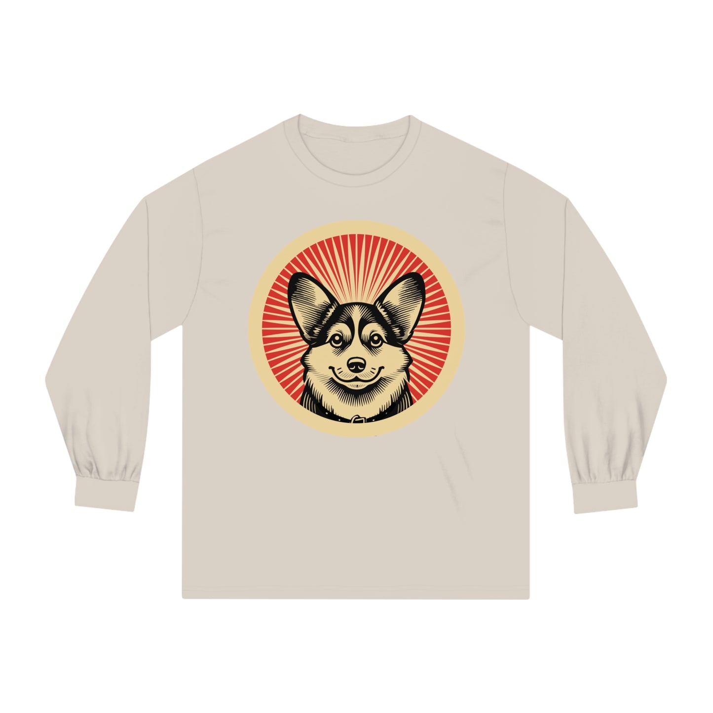 Pembroke Welsh Corgi Long Sleeve Tee for Adults