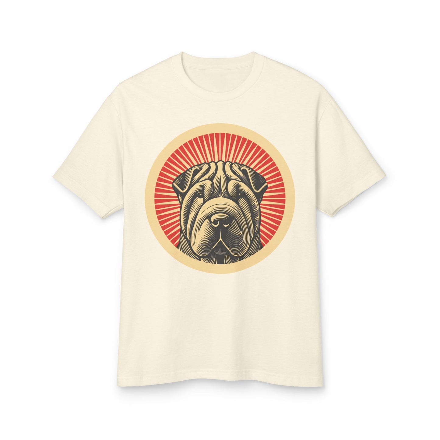 Chinese Shar-Pei Heavyweight Cotton T-Shirt for Adults