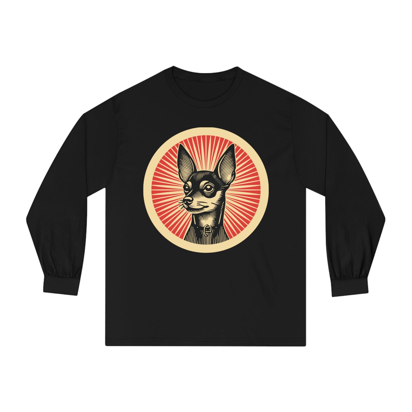 Miniature Pinscher Long Sleeve Tee for Adults