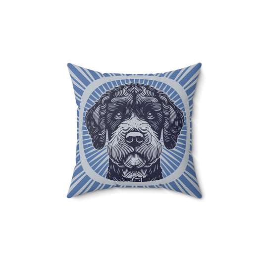 Boxerdoodle Pillow