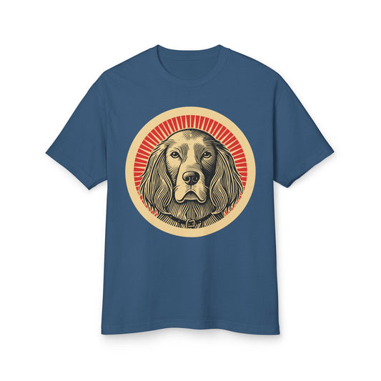 English Setter Heavyweight Cotton T-Shirt for Adults