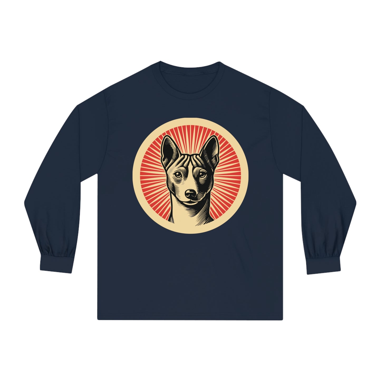 Basenji Long Sleeve Tee for Adults