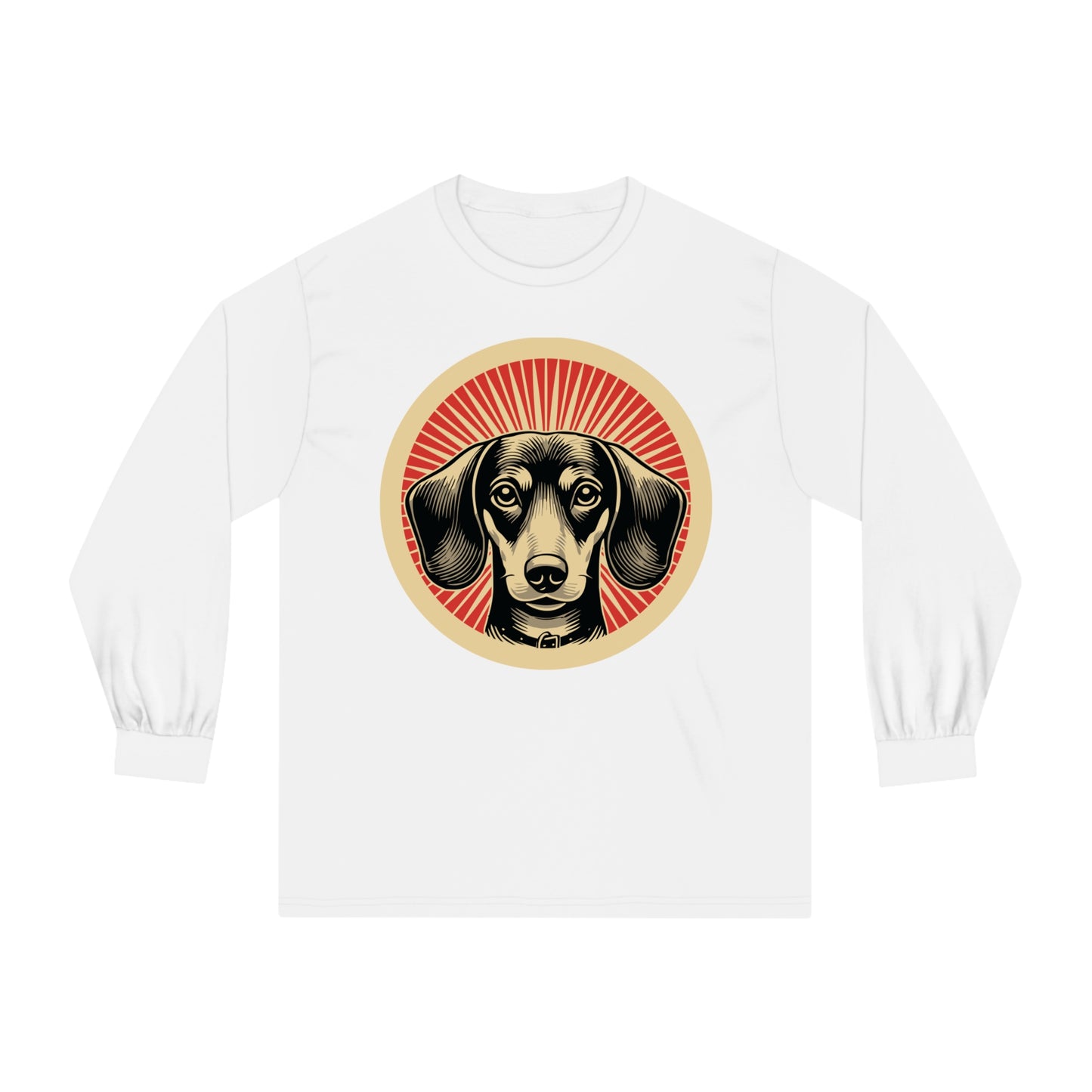 Dachshund Long Sleeve Tee for Adults