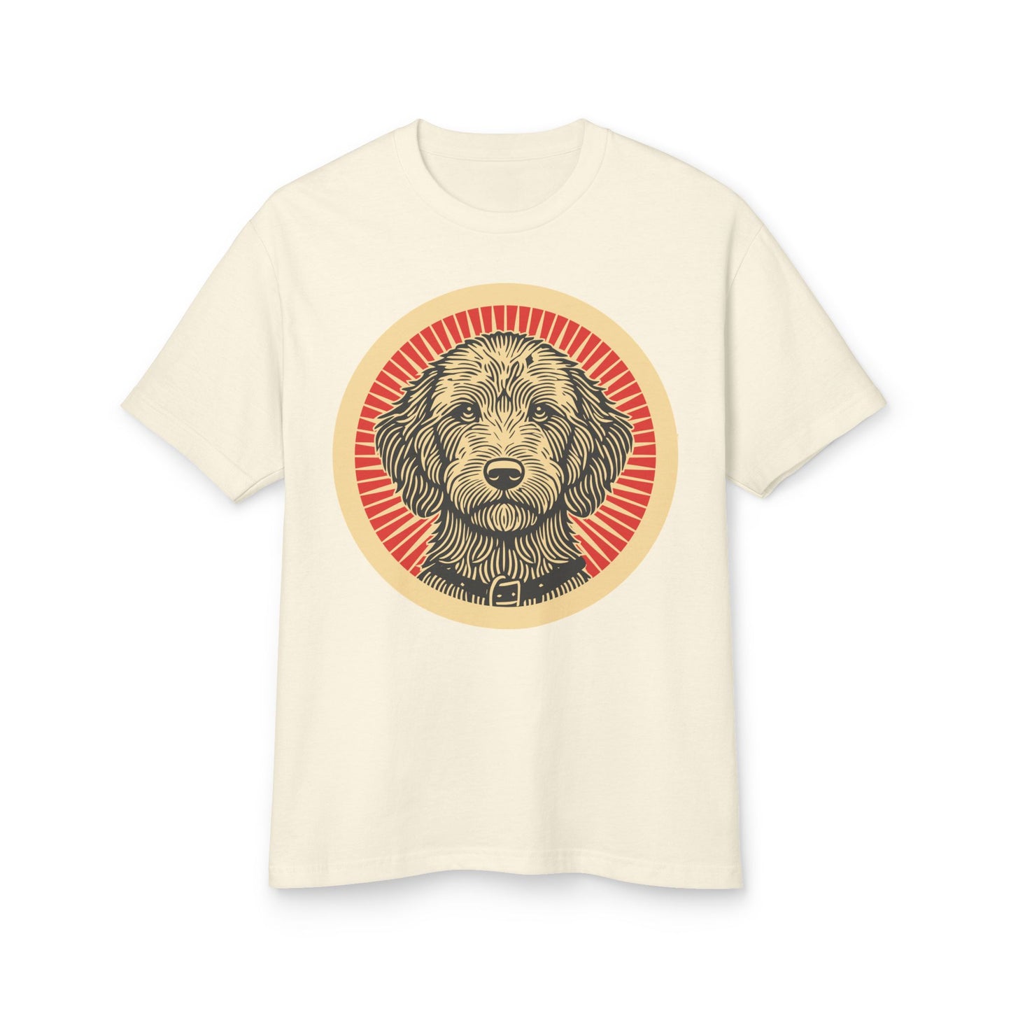 Labradoodle Heavyweight Cotton T-Shirt for Adults