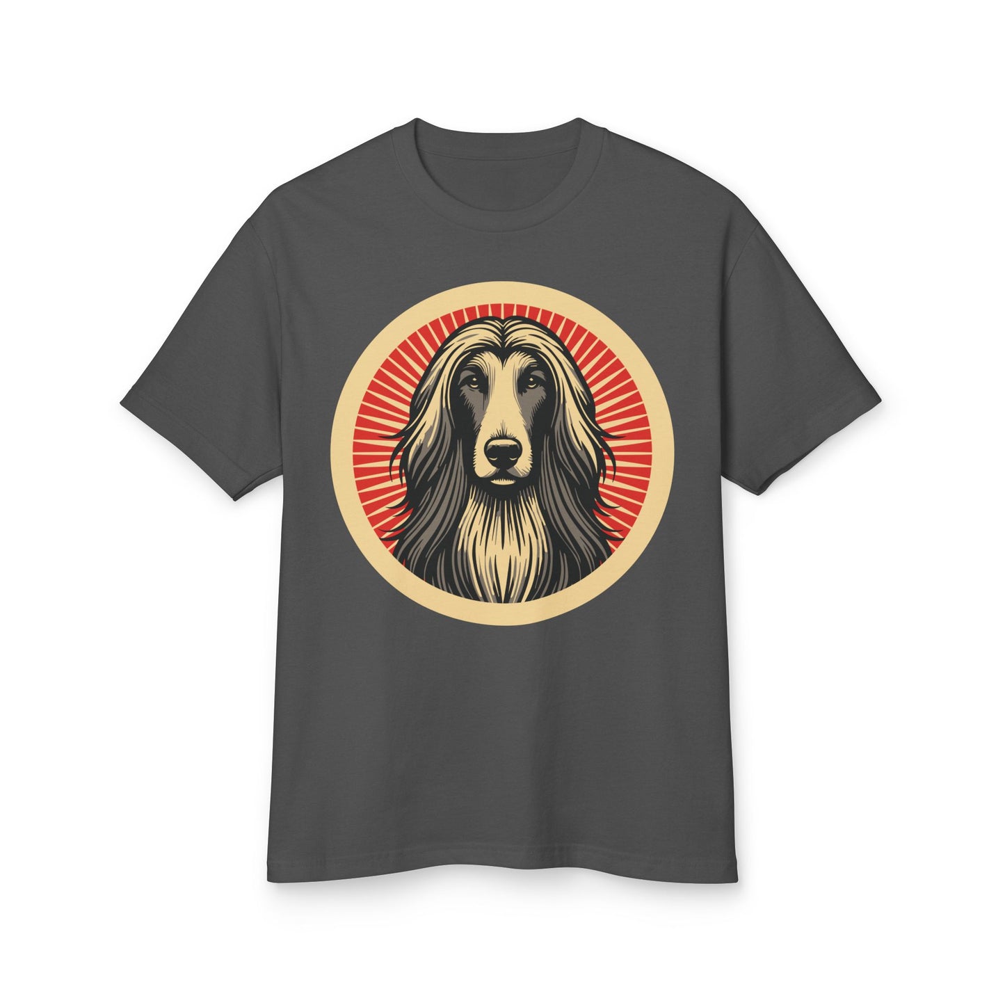 Afghan Hound Heavyweight Cotton T-Shirt for Adults