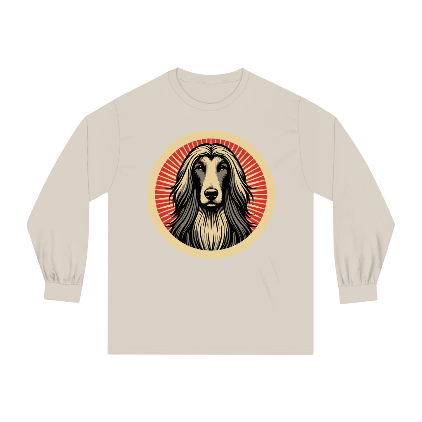 Afghan Hound Long Sleeve Tee for Adults