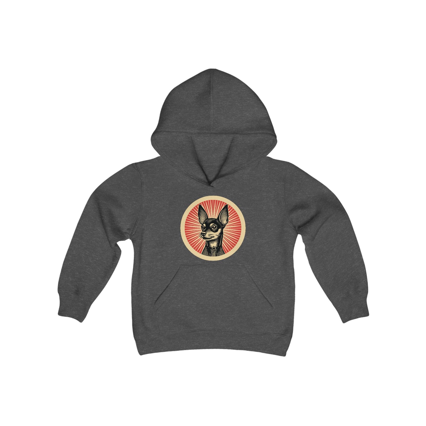 Miniature Pinscher Heavy Hoodie for Kids