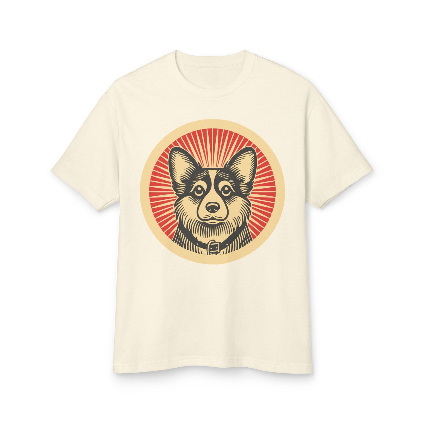 Corgipoo Heavyweight Cotton T-Shirt for Adults