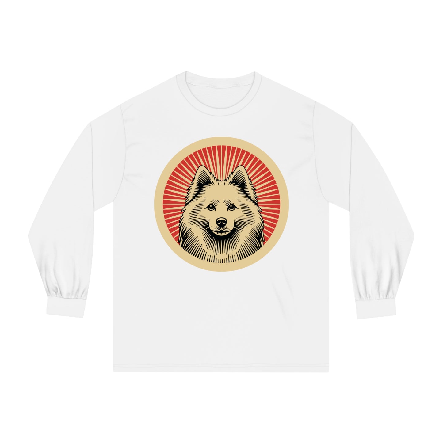 American Eskimo Dog Long Sleeve Tee for Adults
