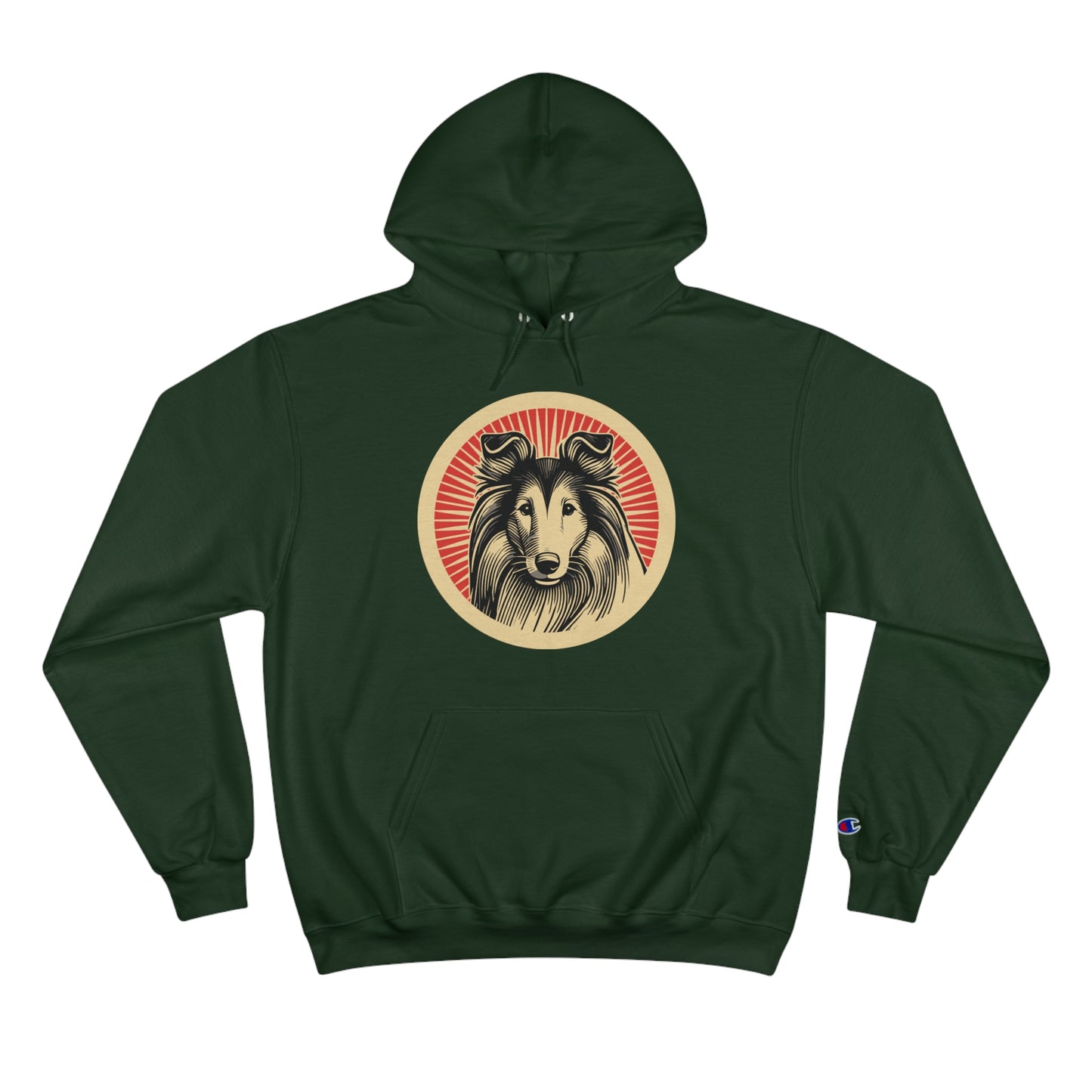 Collie Hoodie for Adults