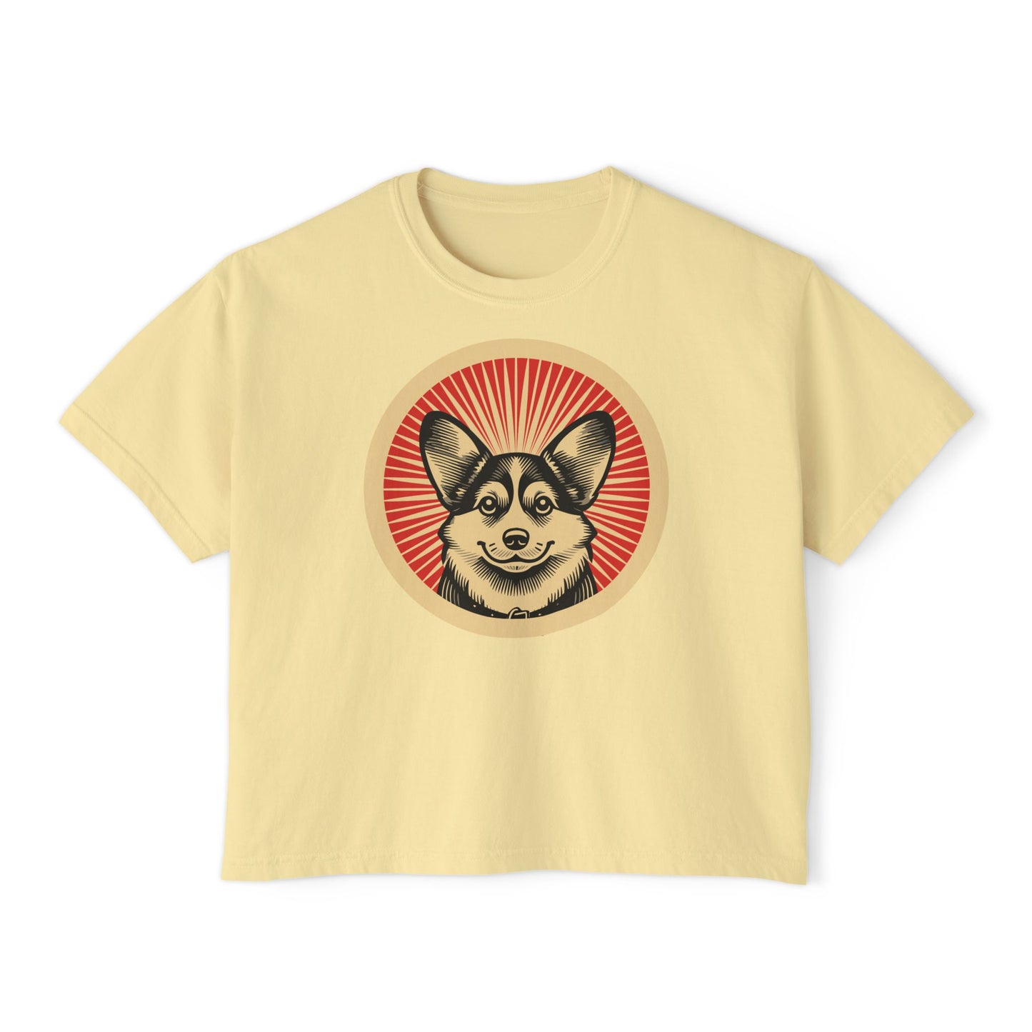 Pembroke Welsh Corgi Boxy Tee for Women