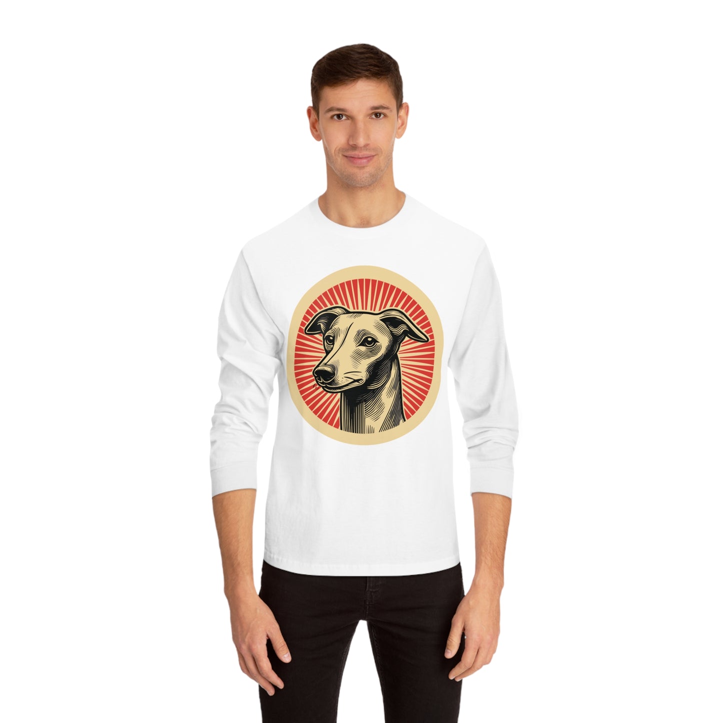 Italian Greyhound Long Sleeve Tee for Adults