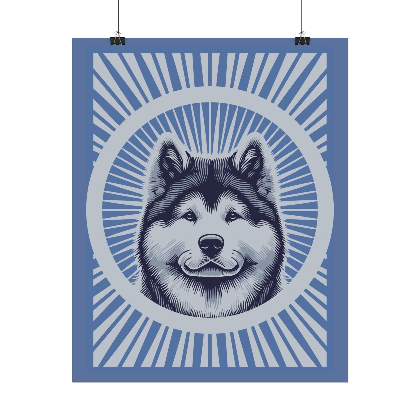 Akita Art Print
