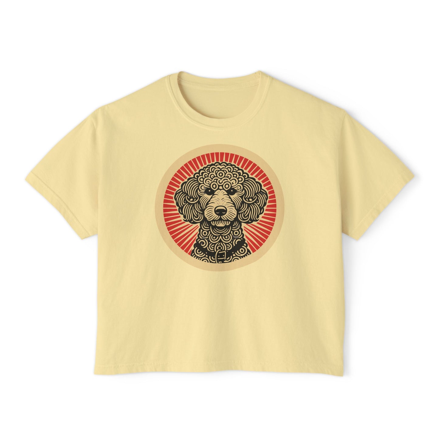 Doodle Boxy Tee for Women
