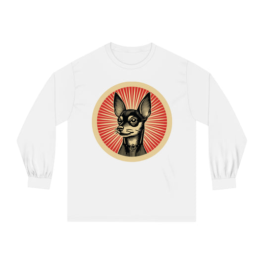Miniature Pinscher Long Sleeve Tee for Adults