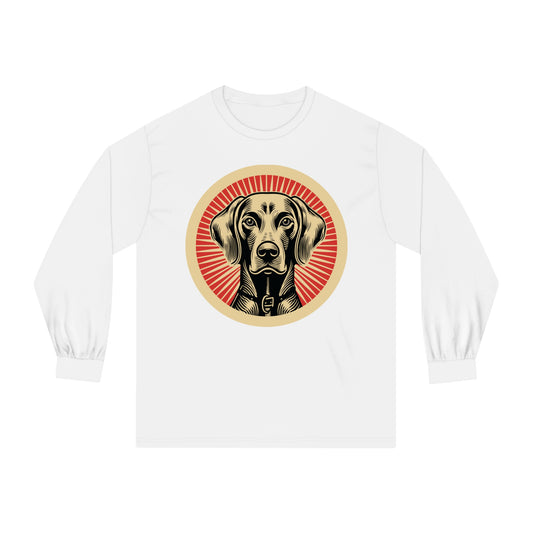 Weimaraner Long Sleeve Tee for Adults