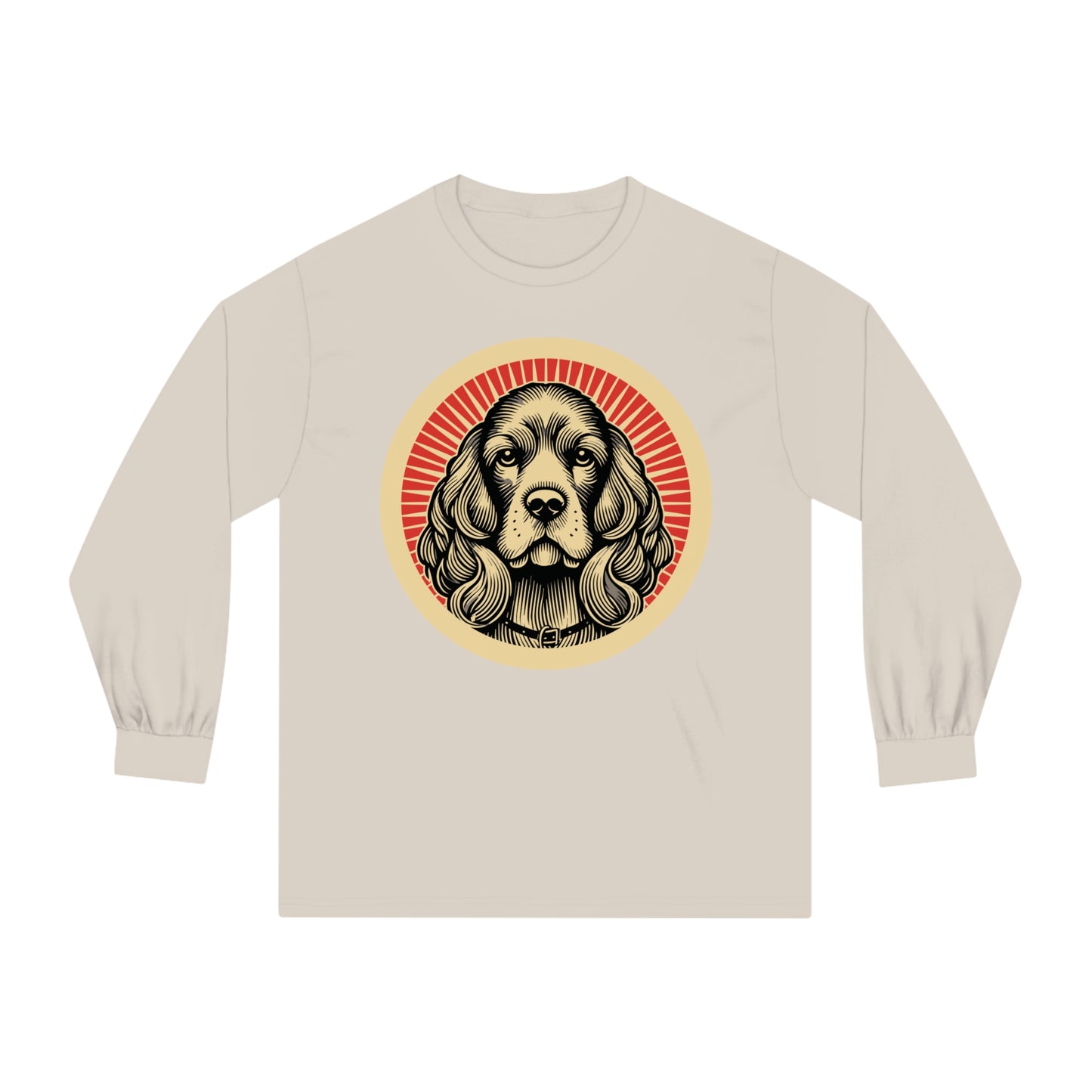 Cavalier King Charles Spaniel Long Sleeve Tee for Adults