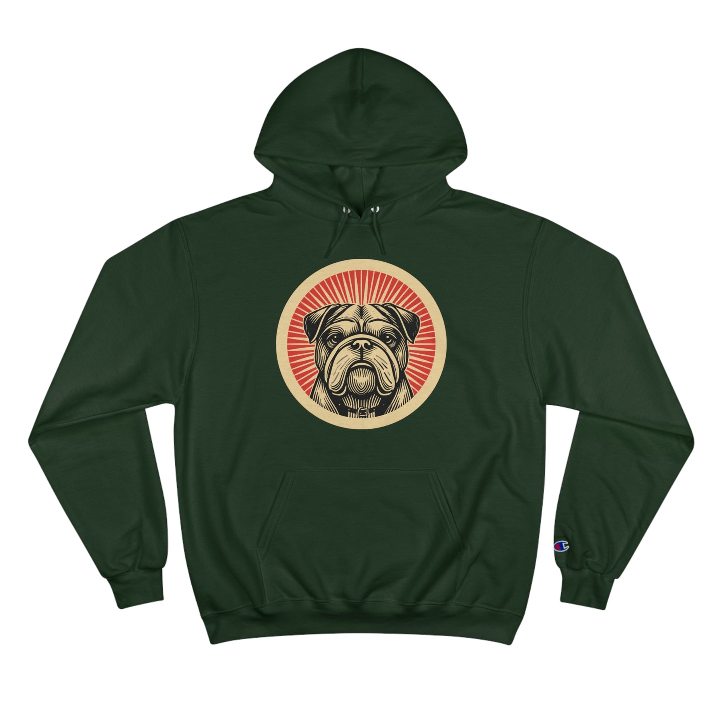 Bulldog Hoodie for Adults