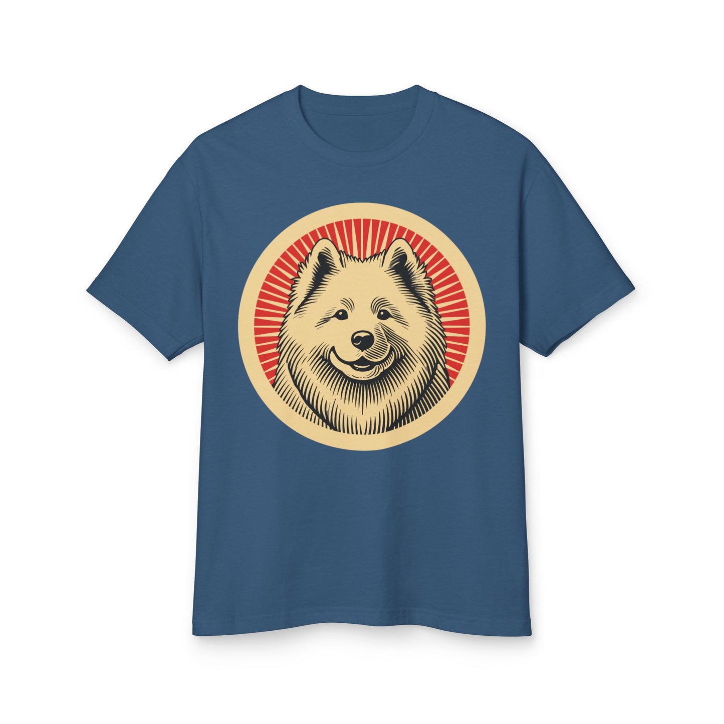 Samoyed Heavyweight Cotton T-Shirt for Adults