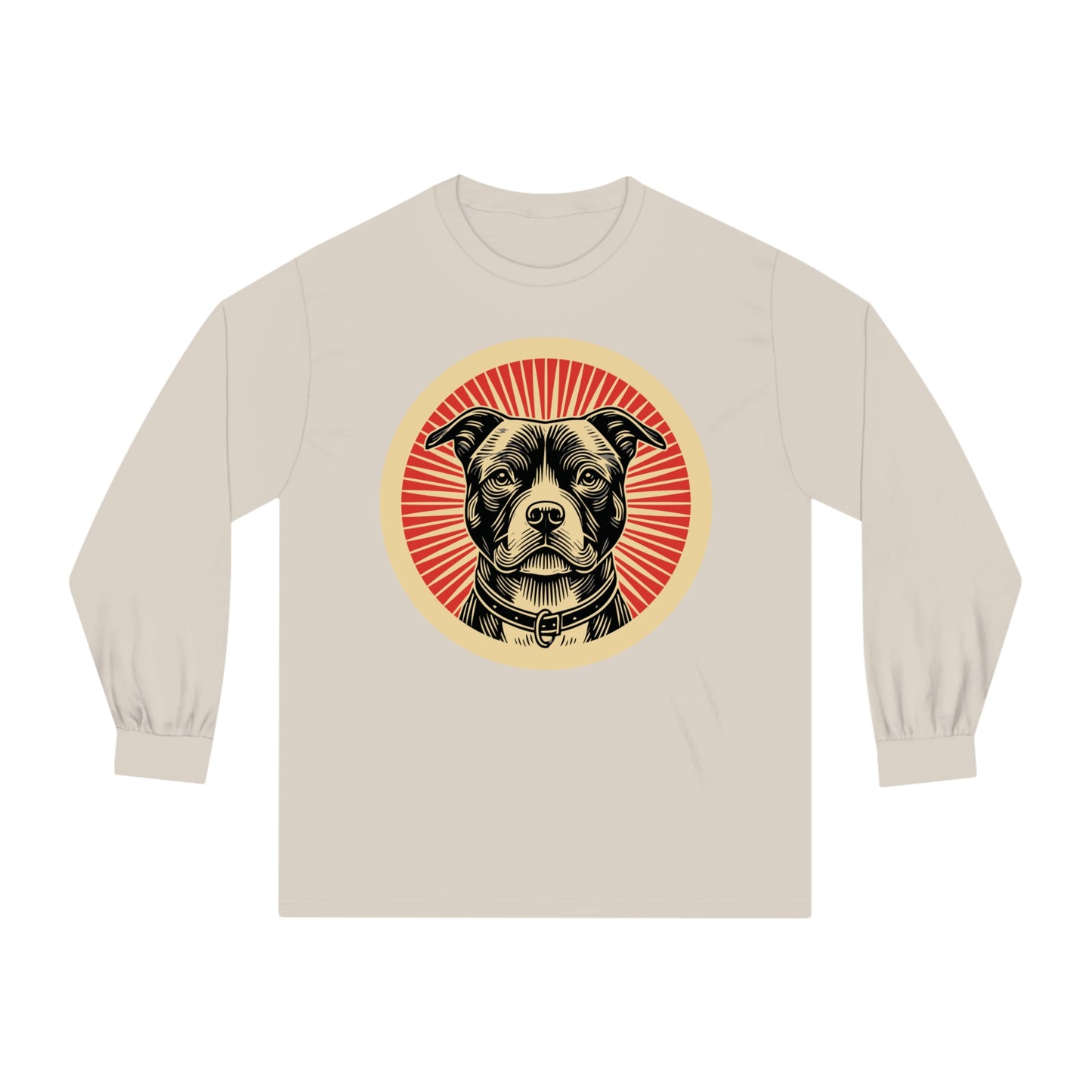 American Staffordshire Terrier Long Sleeve Tee for Adults