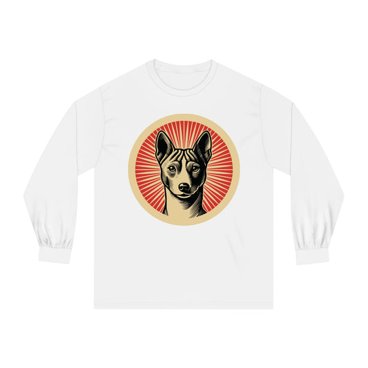 Basenji Long Sleeve Tee for Adults