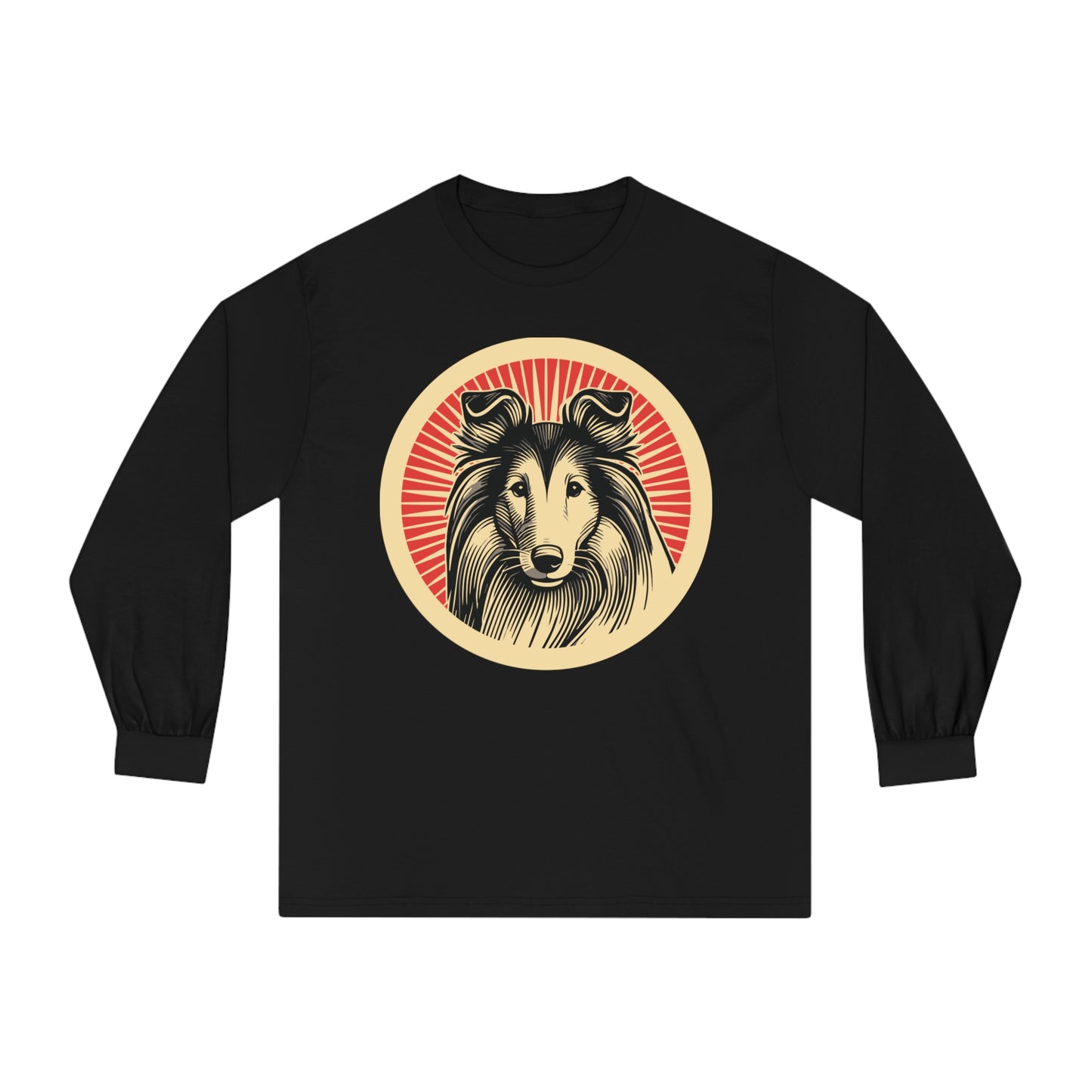 Collie Long Sleeve Tee for Adults