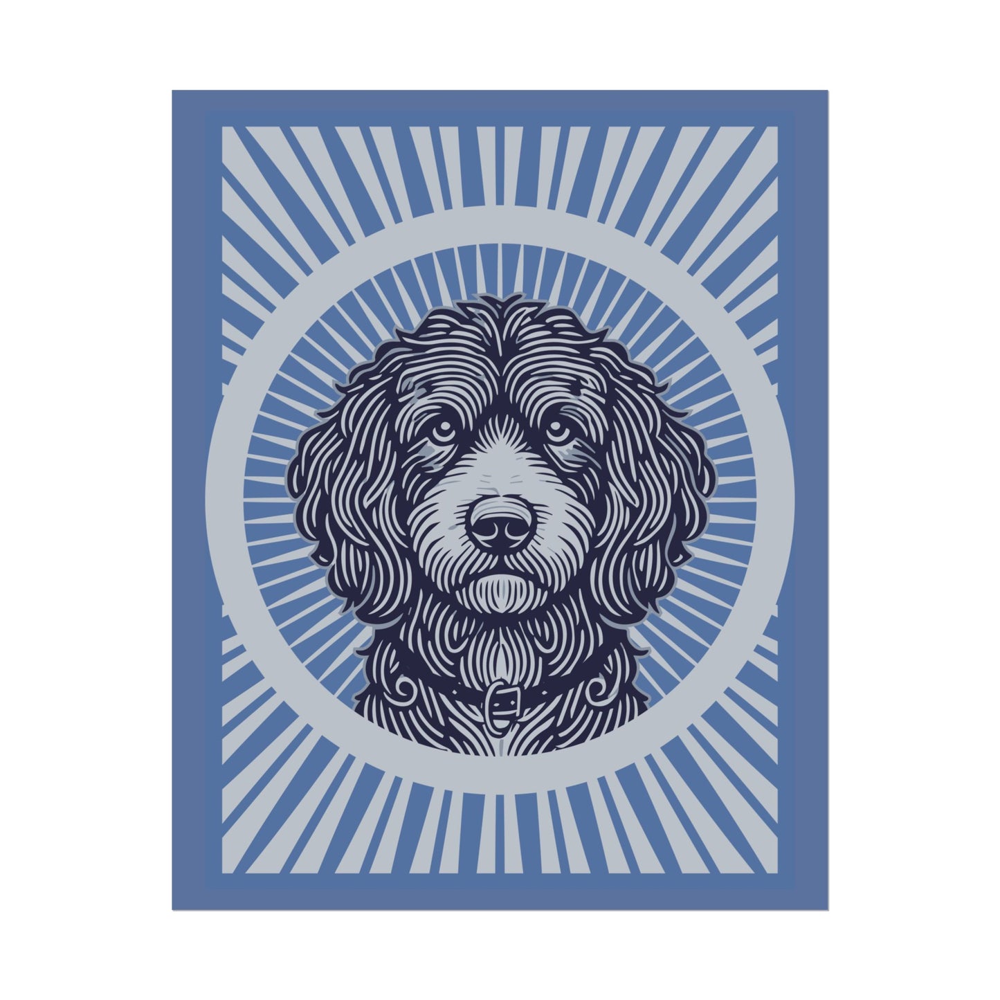 Aussiedoodle Art Print