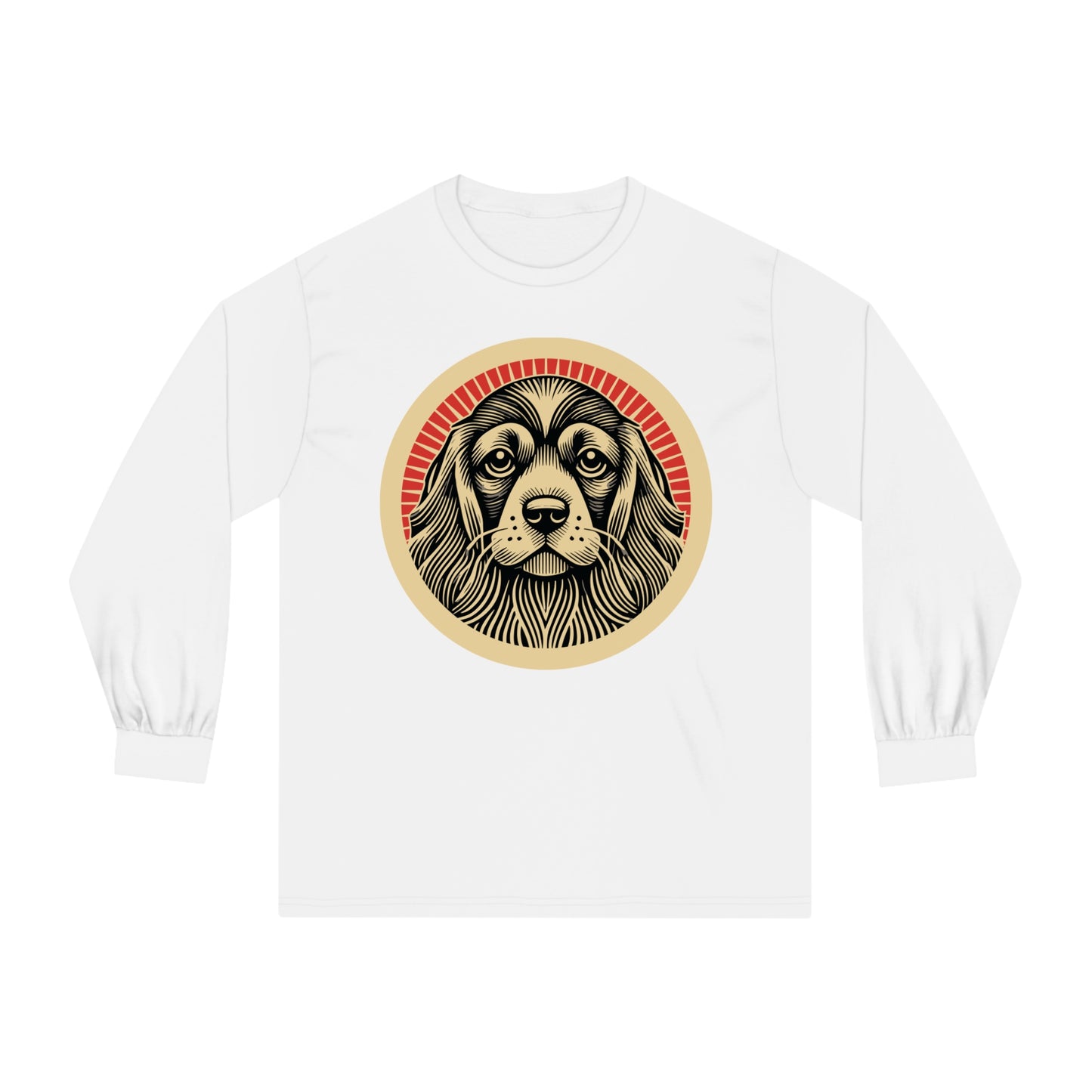 Cocker Spaniel Long Sleeve Tee for Adults