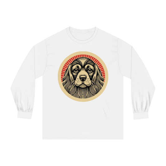 Cocker Spaniel Long Sleeve Tee for Adults