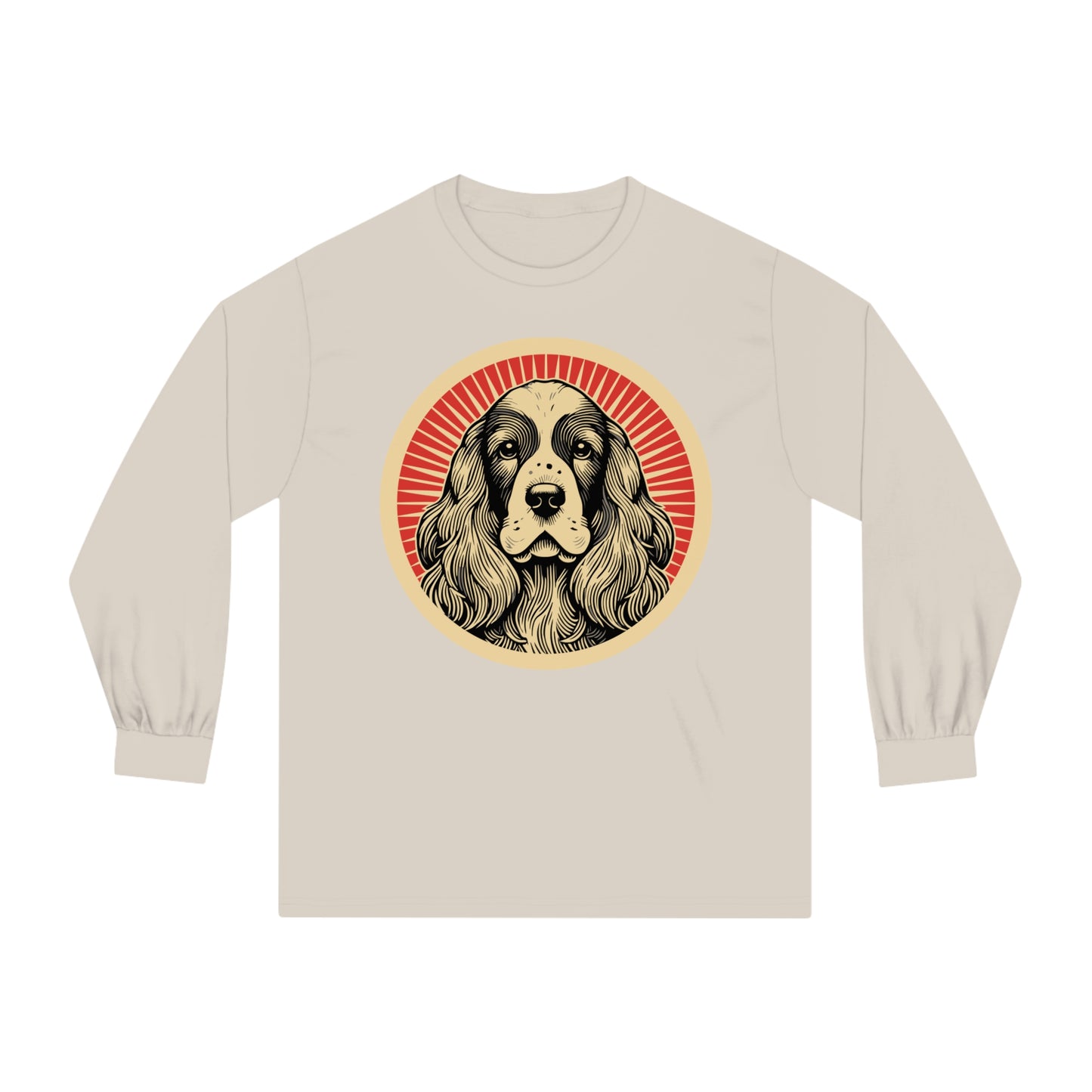 English Cocker Spaniel Long Sleeve Tee for Adults